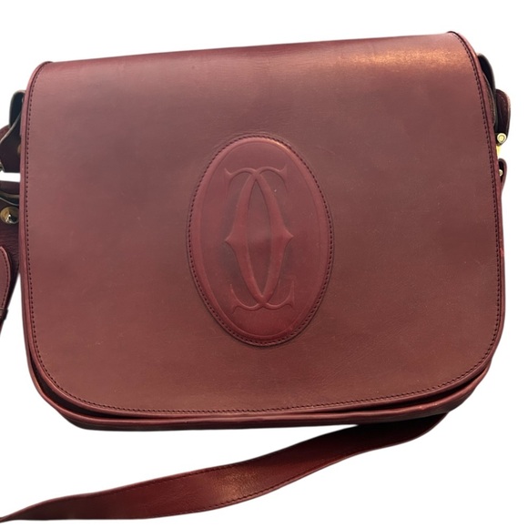 Must De Cartier shoulder bag in Bordeaux - Picture 15 of 16